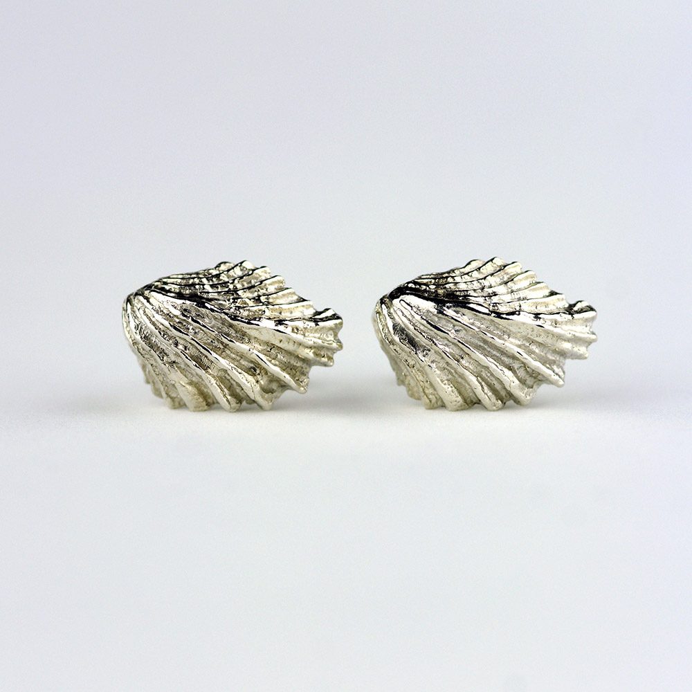 Silver Shell Earrings